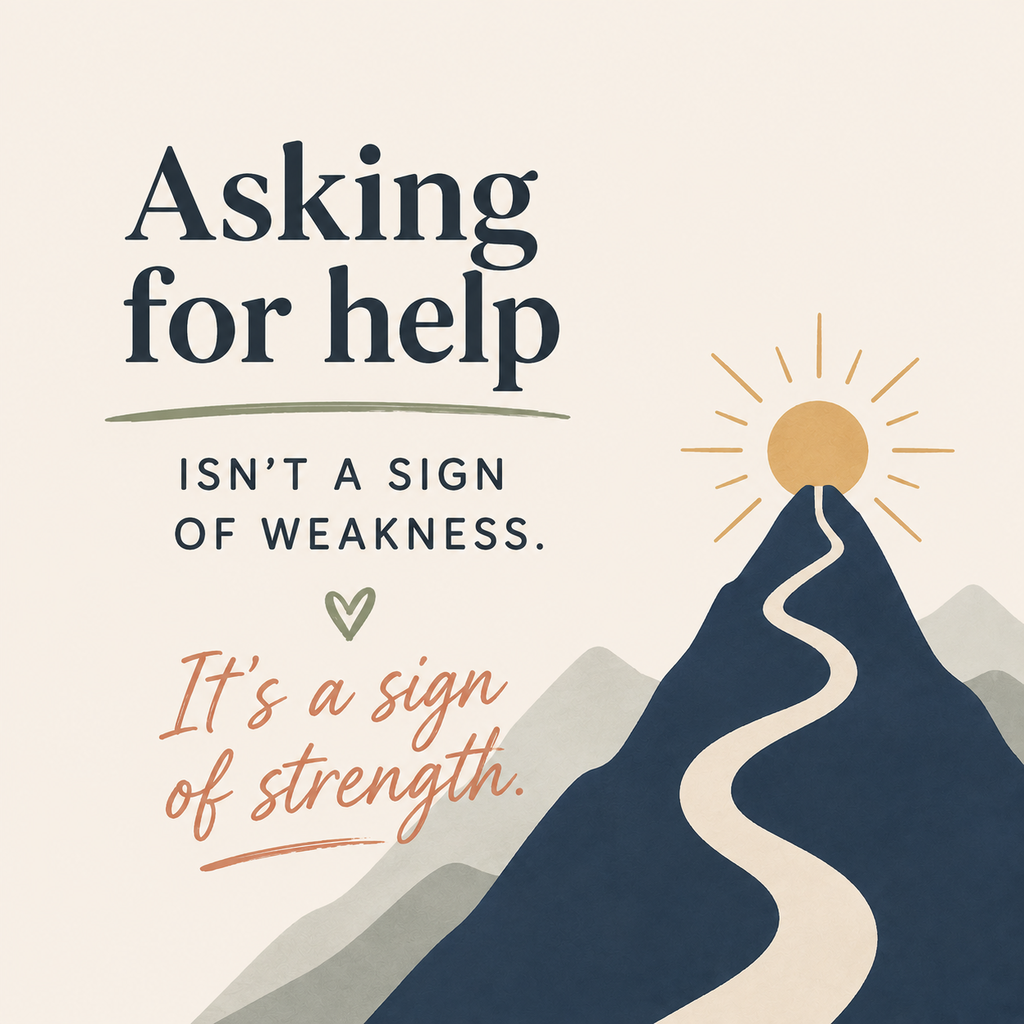 Asking for help doesn’t make you weak. It means you recognize when you don’t have to carry everything alone. Reaching out takes courage, self-awareness, and strength. Sometimes the strongest thing you can say is, “I could use some help.” You deserve support when you need it.