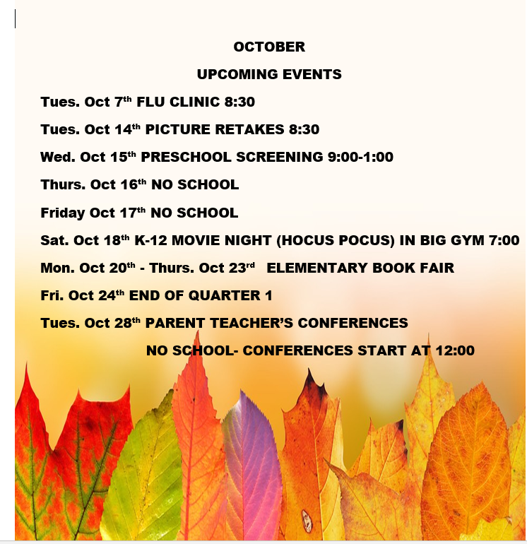 October