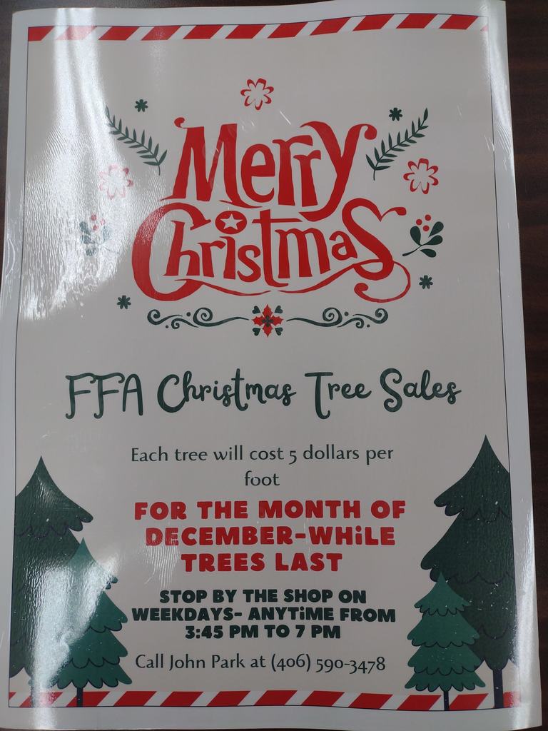 FFA Christmas Tree Sales