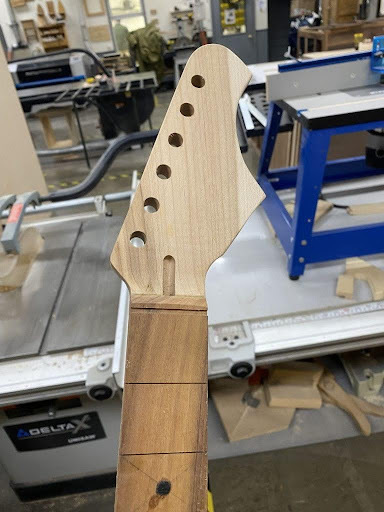 fret board glued