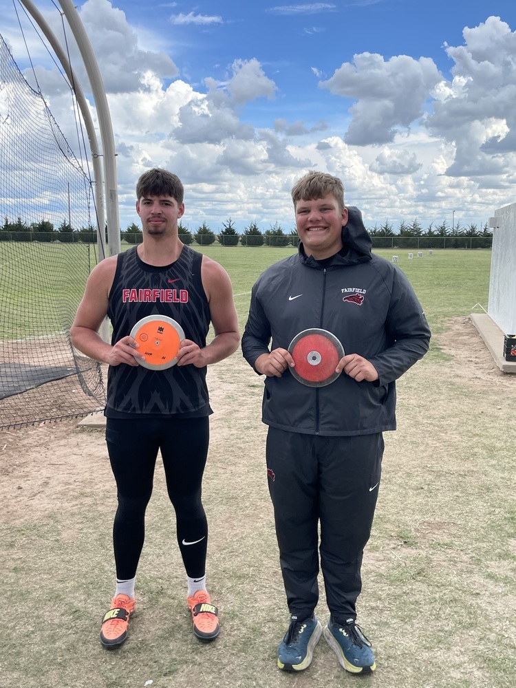 Calen and Zack in field events