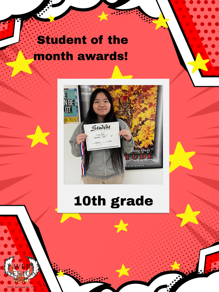 Student of the month!