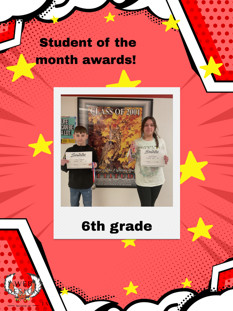 Student of the month!