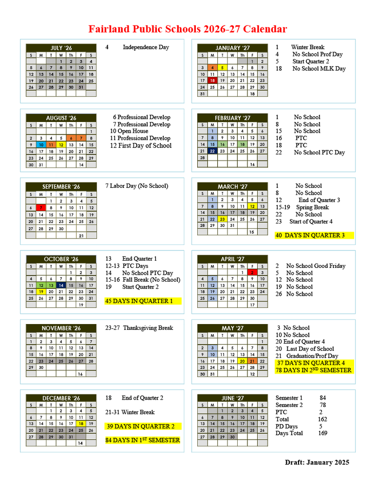 26-27 Calendar