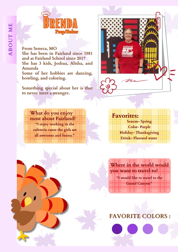 Meet our Prep/Baker, Brenda!