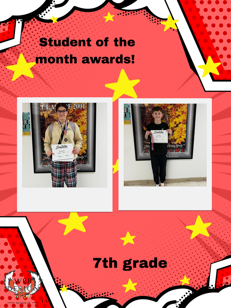 Student of the month!
