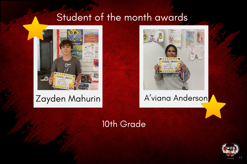 Student of the month!