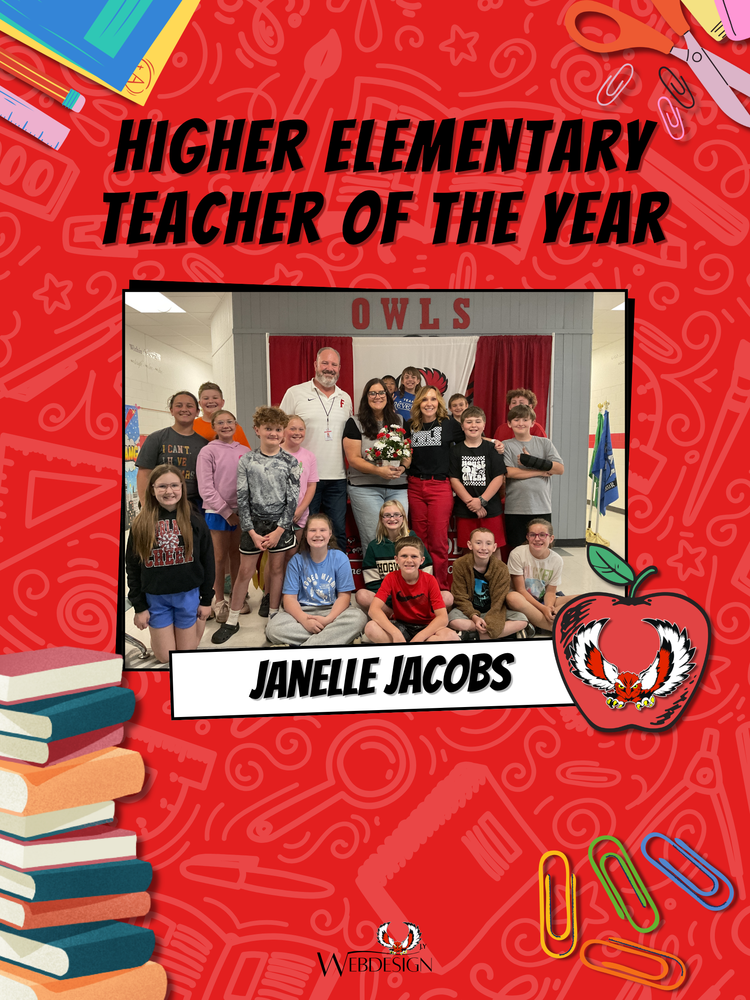 Higher Elementary Teacher of the Year!