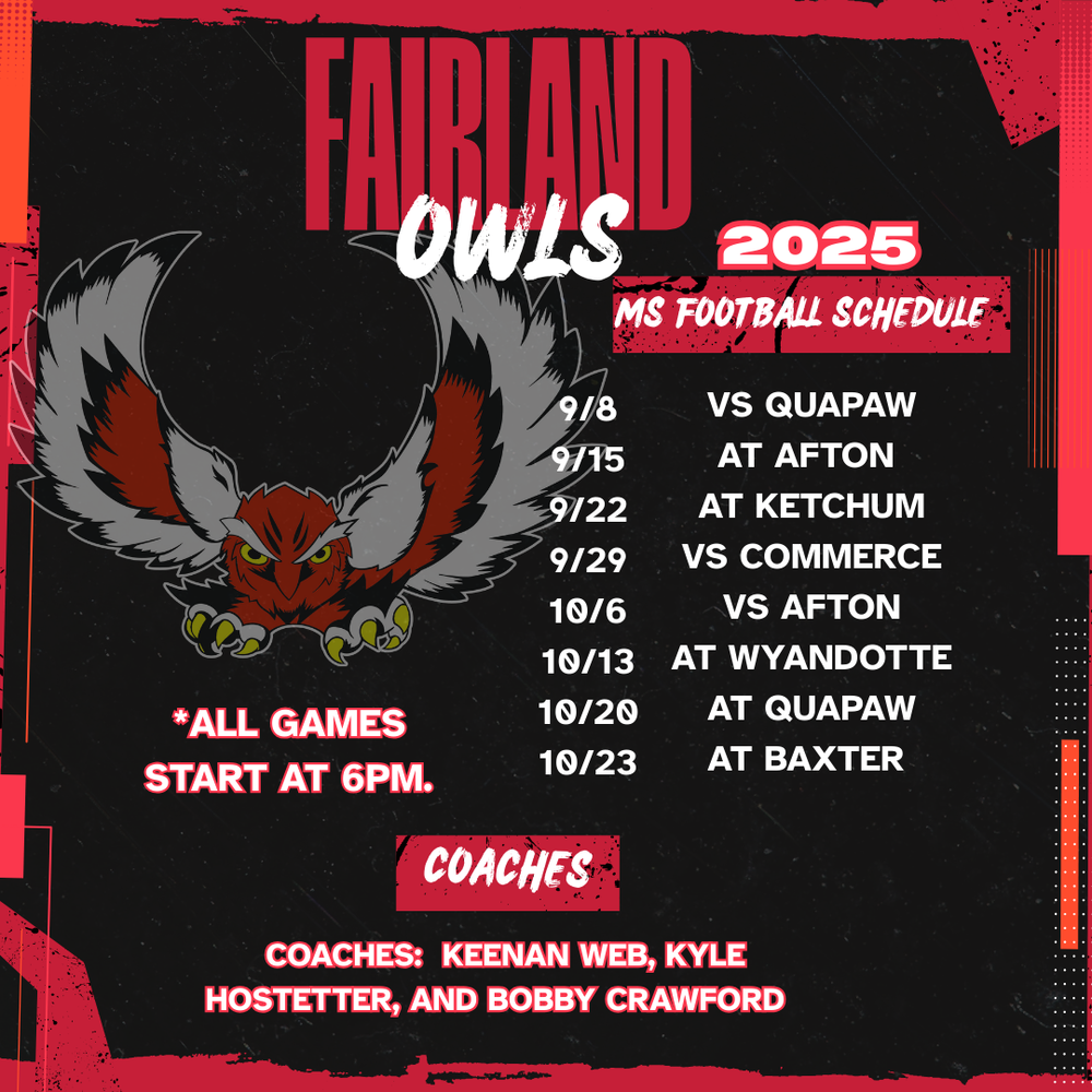 MS FTBALL SCHEDULE