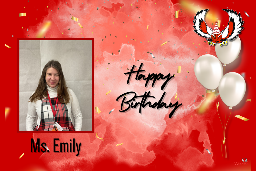 Happy Birthday to Ms. Emily!!!