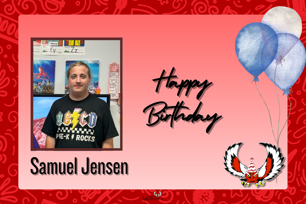 Happy Birthday to Samuel Jensen!