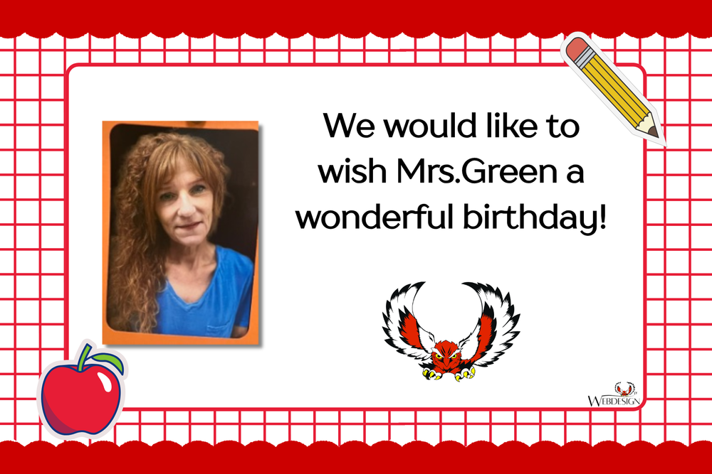 Happy Birthday to Mrs.Green!