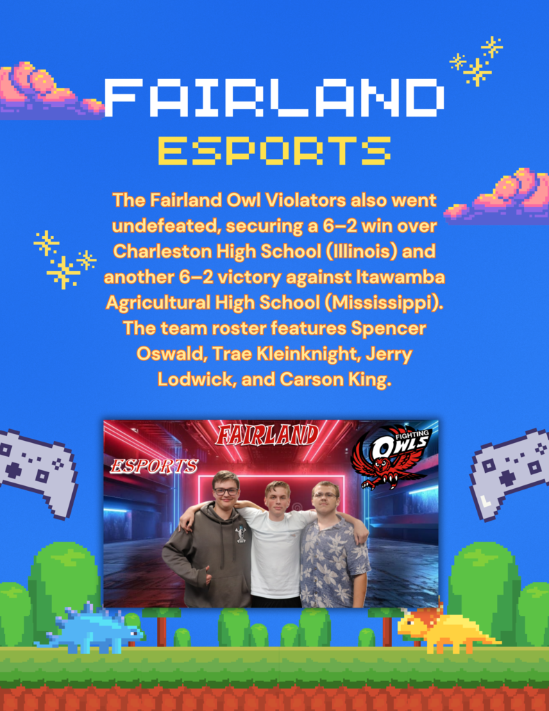 Fairland High School Esports Teams Sweep Preseason in Super Smash Bros.