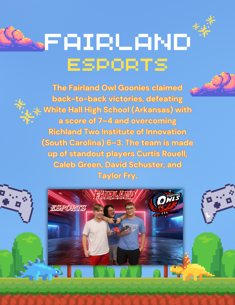 Fairland High School Esports Teams Sweep Preseason in Super Smash Bros.