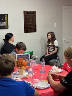 The 1st career cafe of the year.  Thank you to Mrs. Kreutz and Mrs. White for talking to the students about interviewing skills and the Fairland/Tech students who presented good and bad interviews to the students.  Thank you to the Methodist church for hosting and feeding the student and  to the students who attended for being courteous and engaged!  