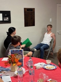 The 1st career cafe of the year.  Thank you to Mrs. Kreutz and Mrs. White for talking to the students about interviewing skills and the Fairland/Tech students who presented good and bad interviews to the students.  Thank you to the Methodist church for hosting and feeding the student and  to the students who attended for being courteous and engaged!  