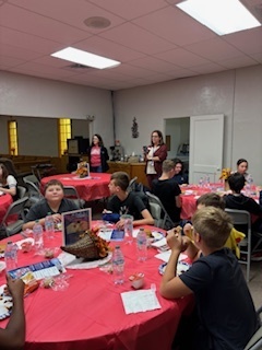 The 1st career cafe of the year.  Thank you to Mrs. Kreutz and Mrs. White for talking to the students about interviewing skills and the Fairland/Tech students who presented good and bad interviews to the students.  Thank you to the Methodist church for hosting and feeding the student and  to the students who attended for being courteous and engaged!  