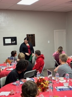 The 1st career cafe of the year.  Thank you to Mrs. Kreutz and Mrs. White for talking to the students about interviewing skills and the Fairland/Tech students who presented good and bad interviews to the students.  Thank you to the Methodist church for hosting and feeding the student and  to the students who attended for being courteous and engaged!  