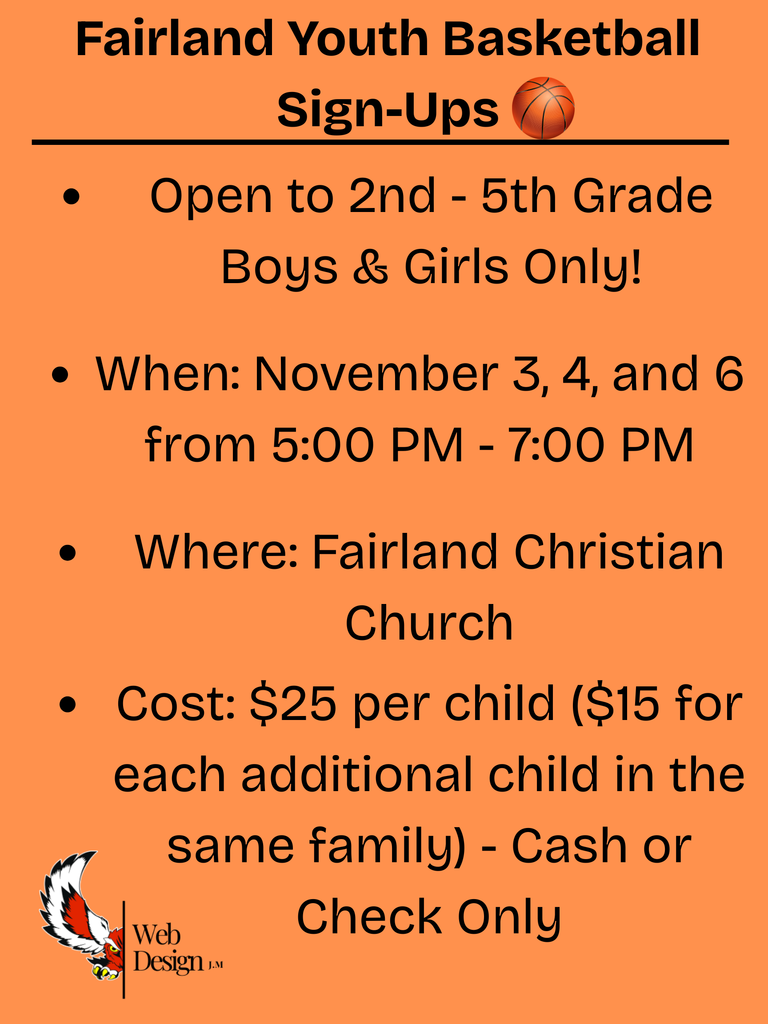 Fairland Youth Basketball Sign-Ups.