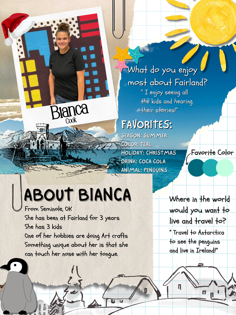 Meet our Cook, Bianca!