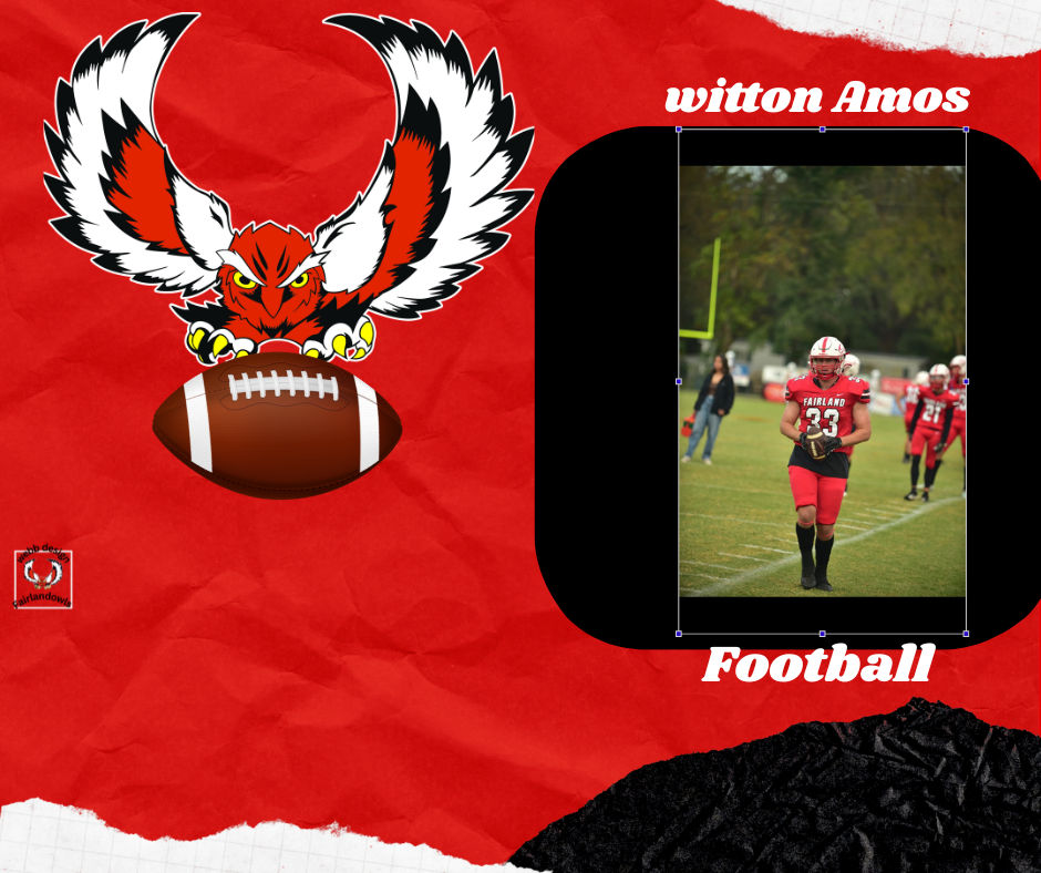 Senior spotlight Witton Amos!!!