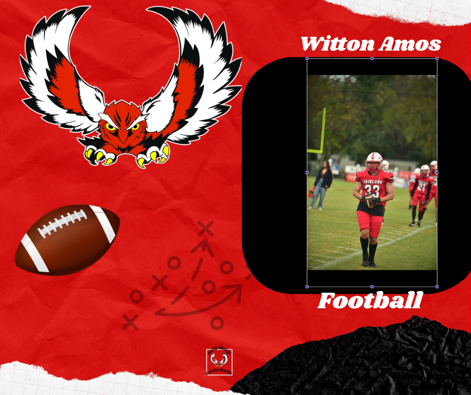 Senior spotlight Witton Amos!!!