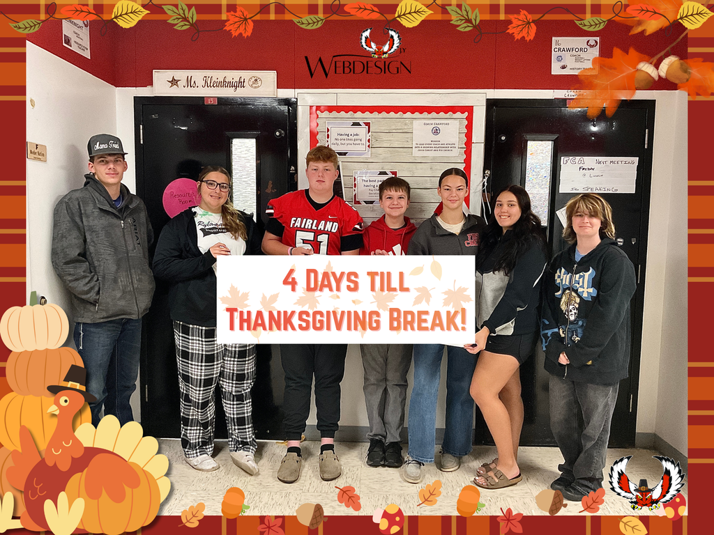 4 Days till Thanksgiving Break!  