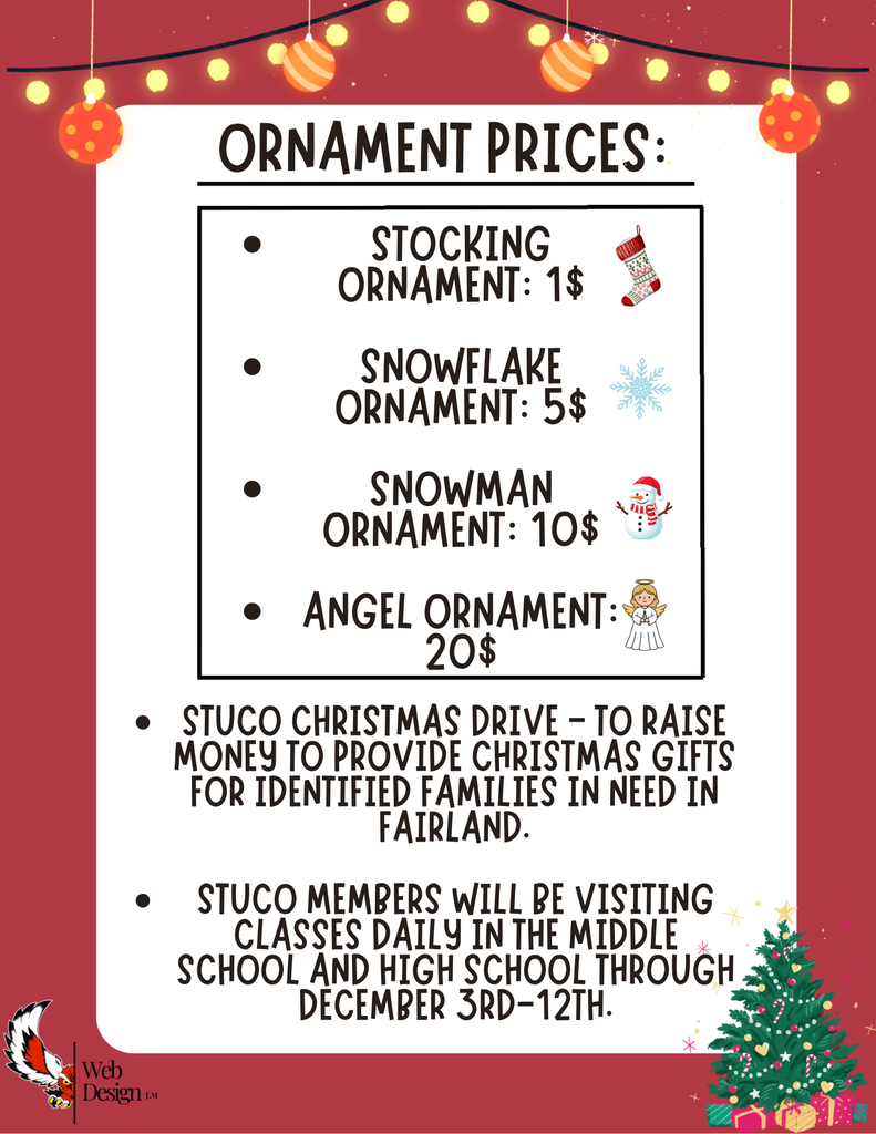 Stuco Christmas Drive : To raise money to provide christmas gifts for identified families in need in  Fairland.