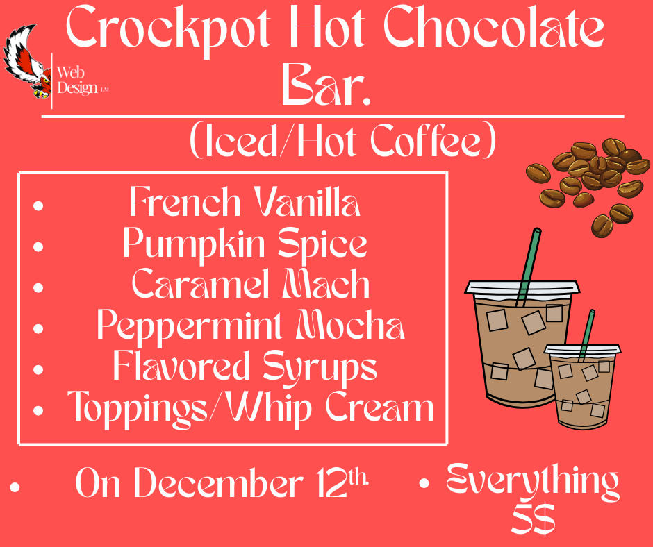 Crockpot Hot Chocolate Bar, on December 12th.