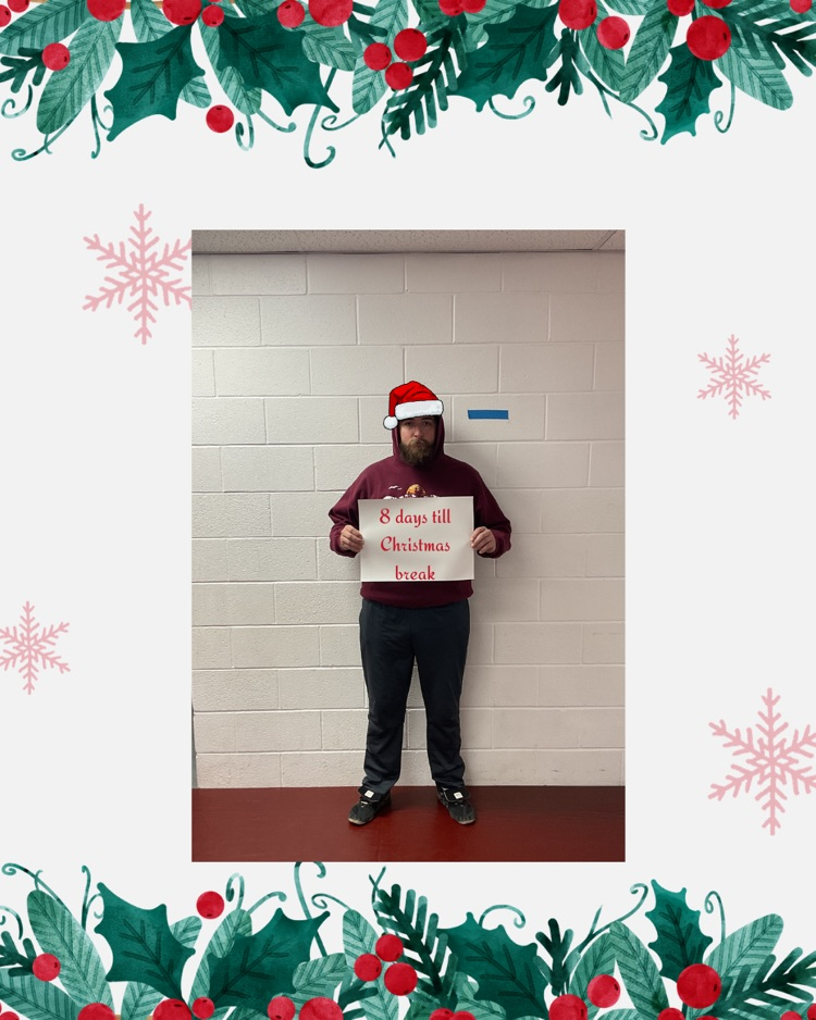 8 days till Christmas Break