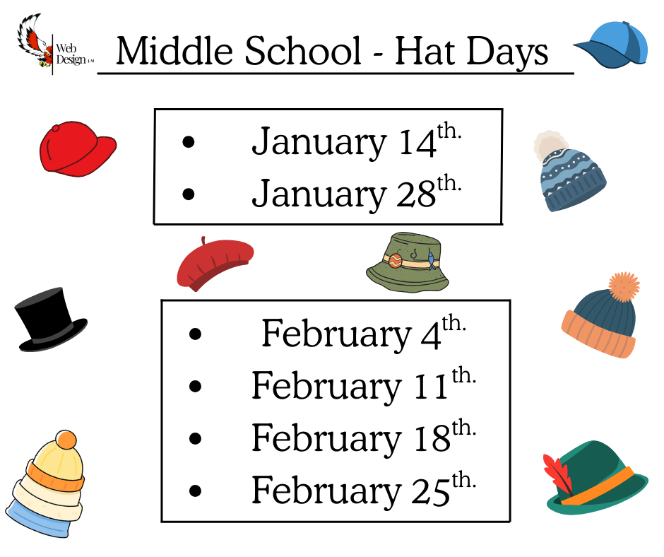 Middle School - Hat Days