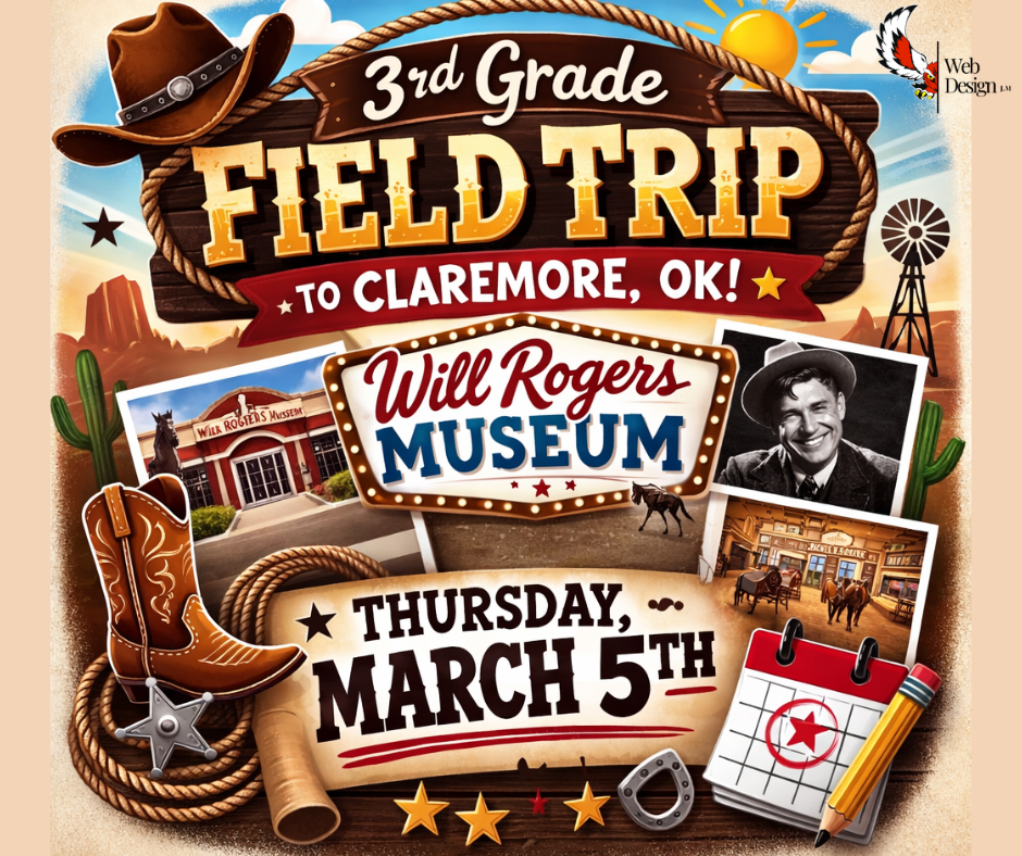 Third grade field trip on Thursday!