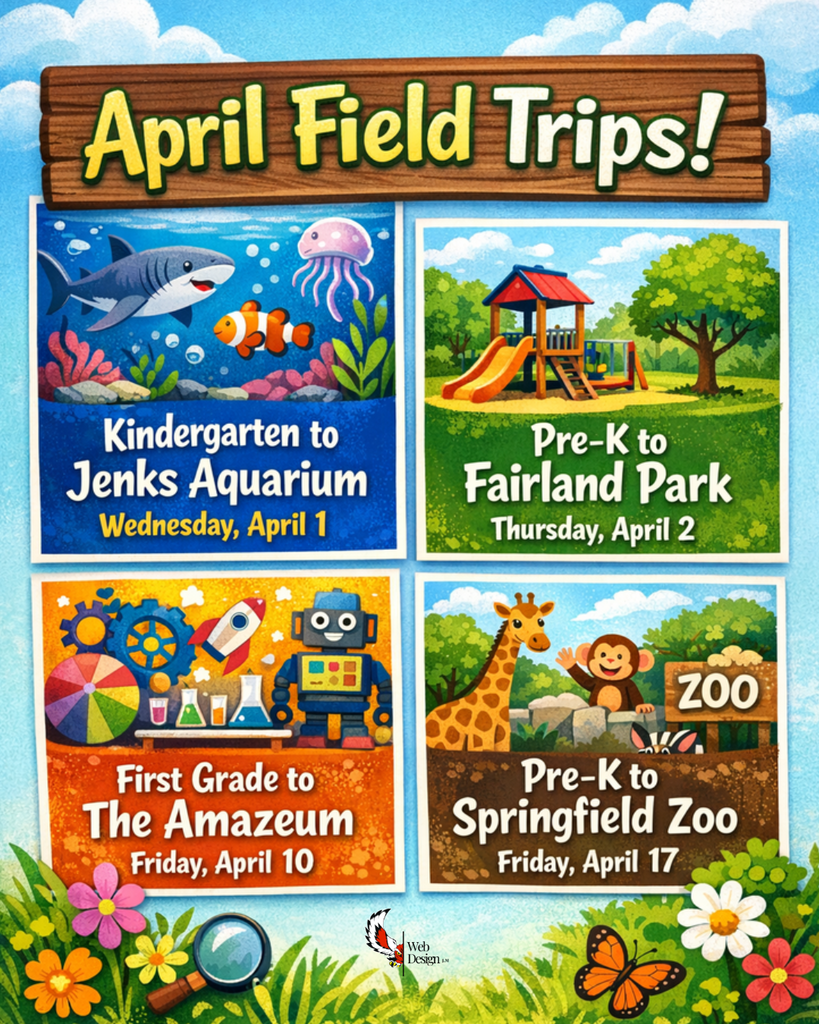 Elementary April field trips!