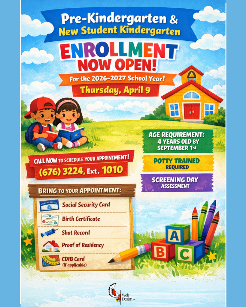 Pre-Kindergarten & new student kindergarten enrollment is now open!