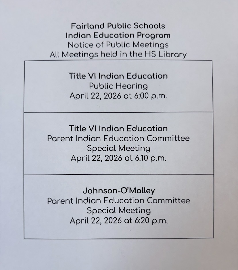 Indian Education Program Meetings
