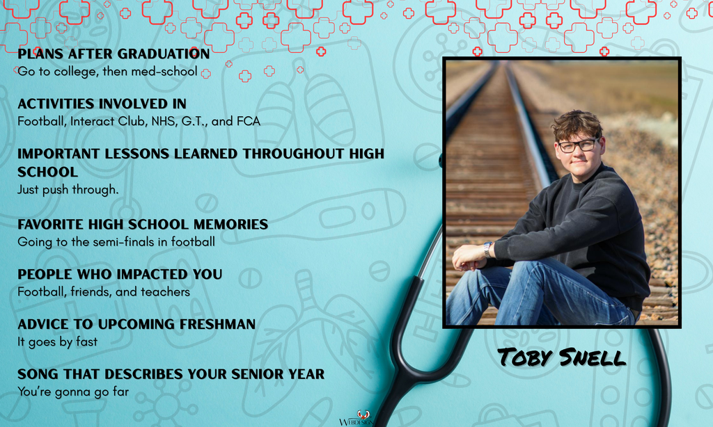 Senior Spotlight: Toby Snell
