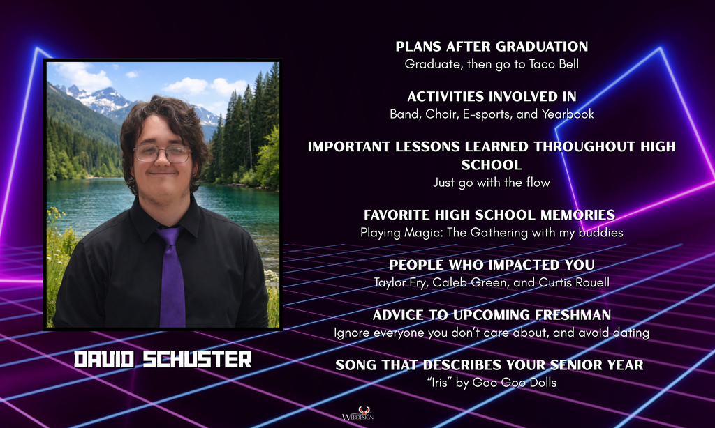 Senior Spotlight: David Schuster