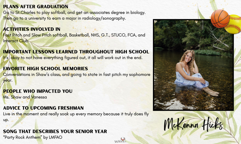 Senior Spotlight: McKenna Hicks