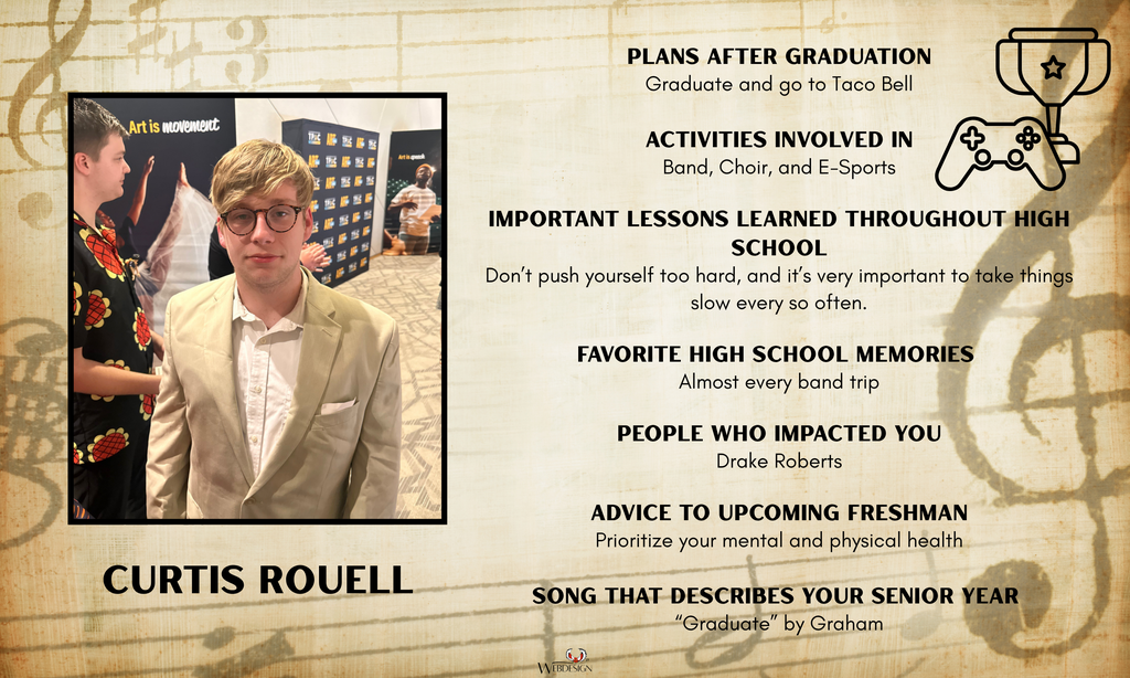 Senior Spotlight: Curtis Rouell