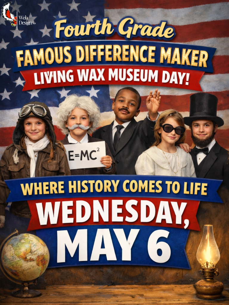 Fourth Grade- Living Wax Museum Day!