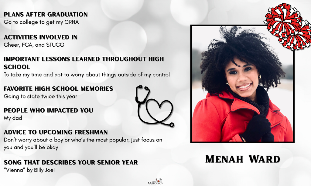 Senior Spotlight: Menah Ward