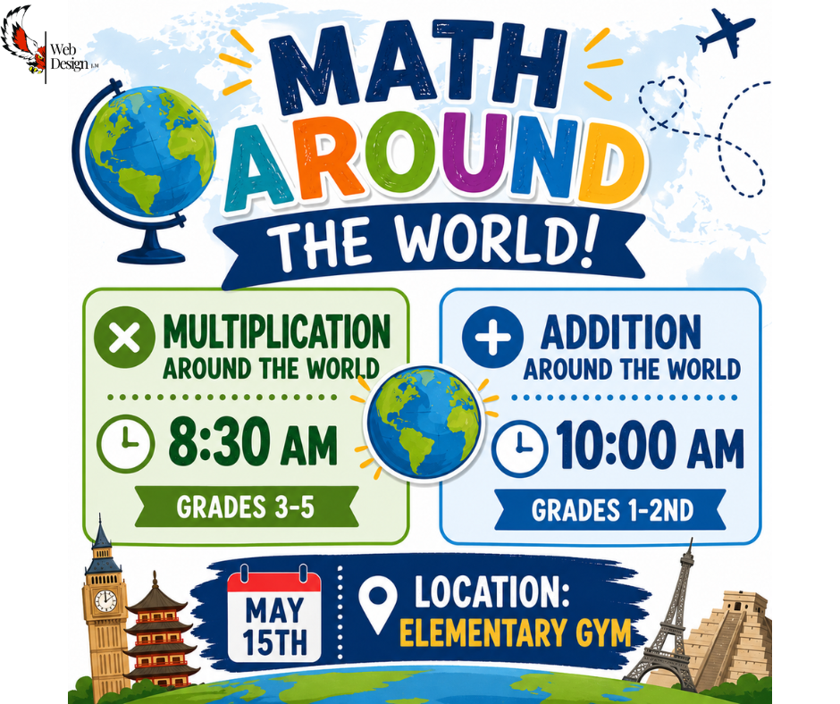 Elementary - Math Around The World, May 15th.