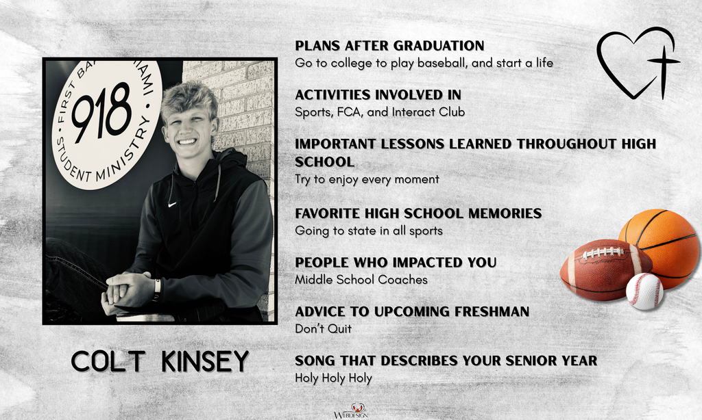 Senior Spotlight: Colt Kinsey