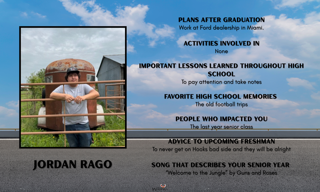 Senior Spotlight: Jordan Rago