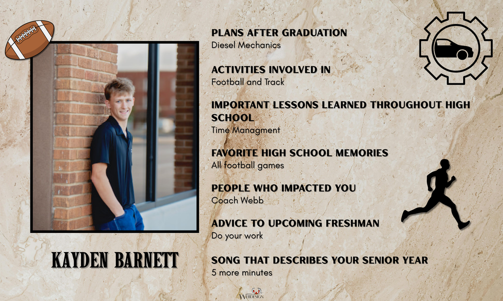 Senior Spotlight: Kayden Barnett