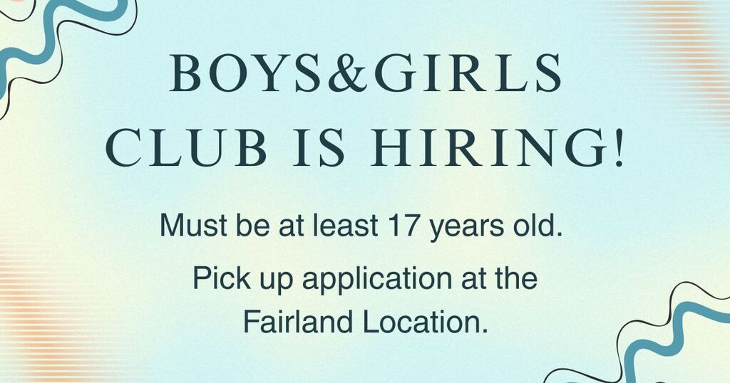 boys and girls club hiring