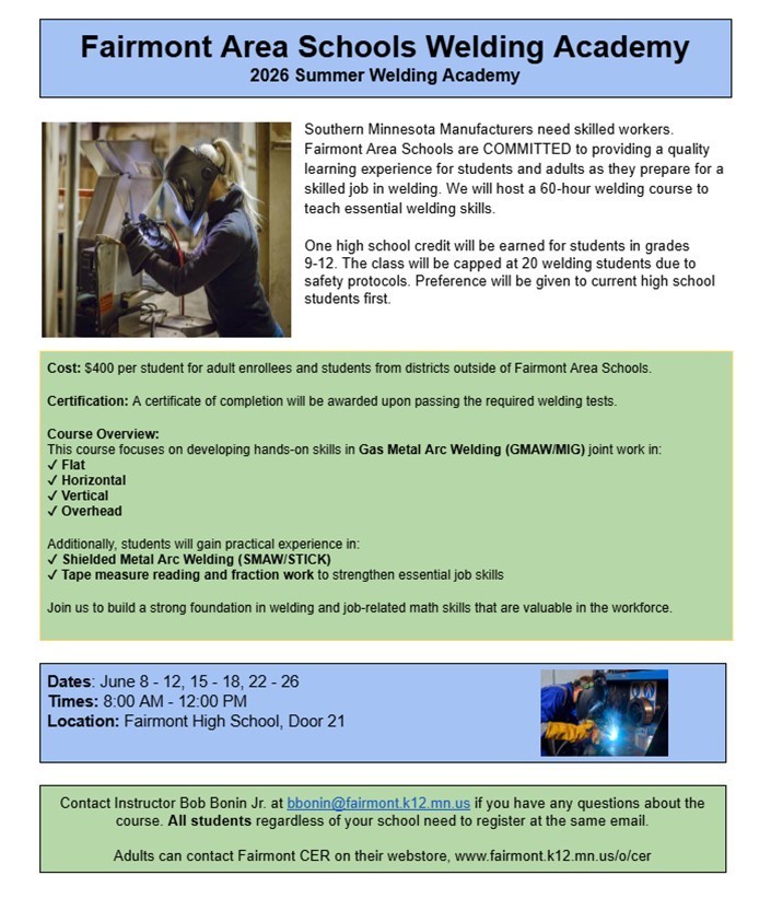 welding academy su 2026