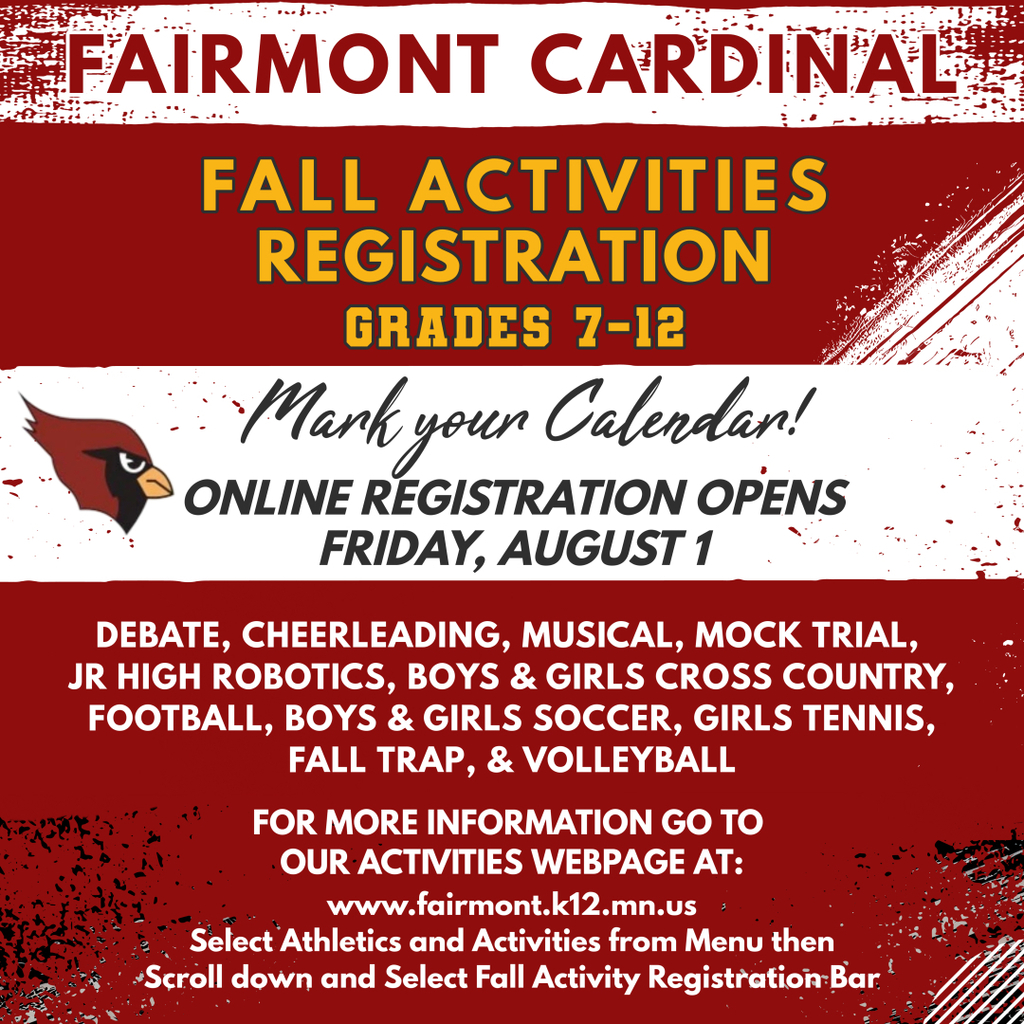 Fall Activities Registration 2025