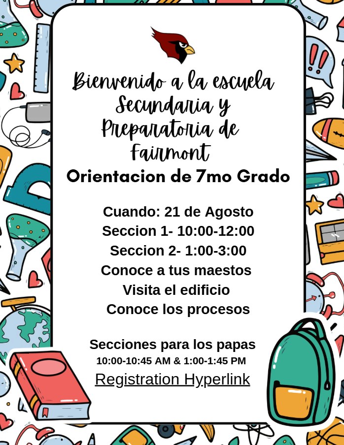 7th grade orientation spanish