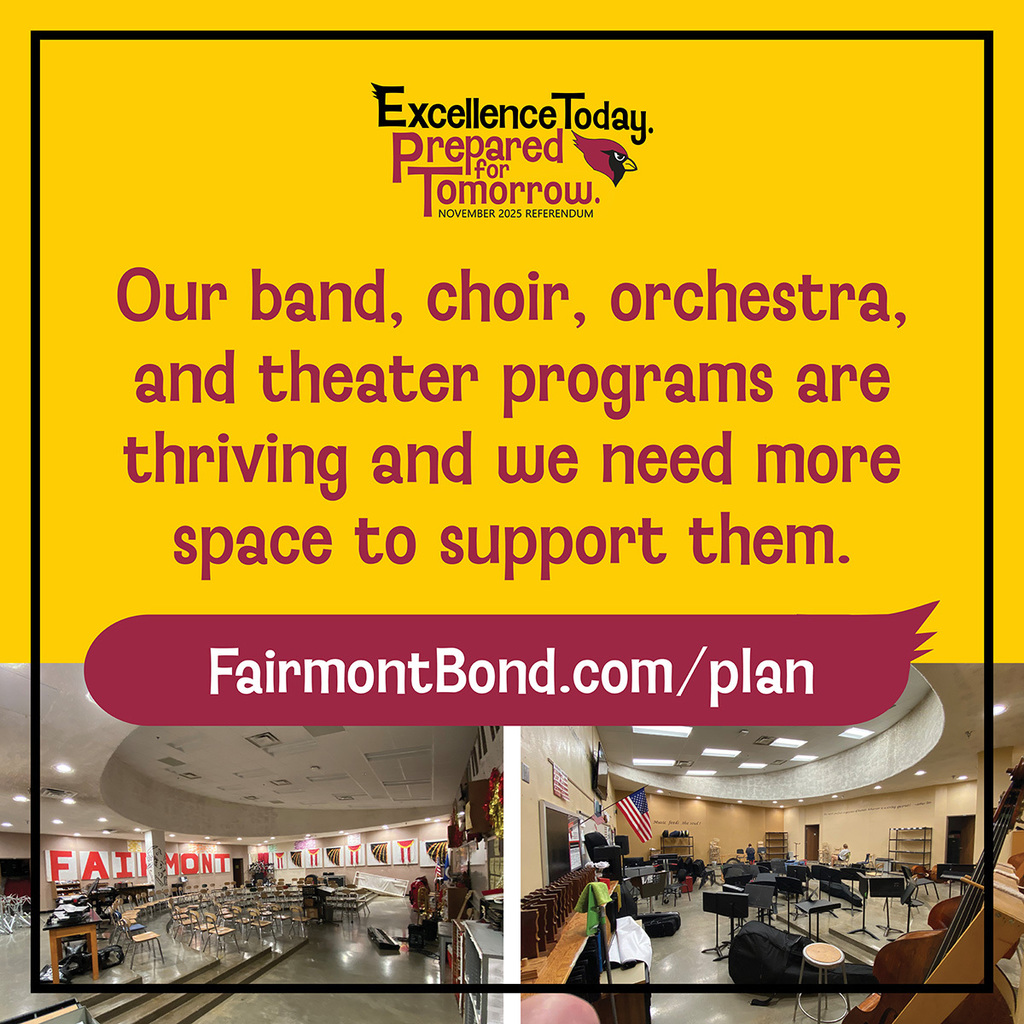 Our arts programs are thriving and we need more space to support them.